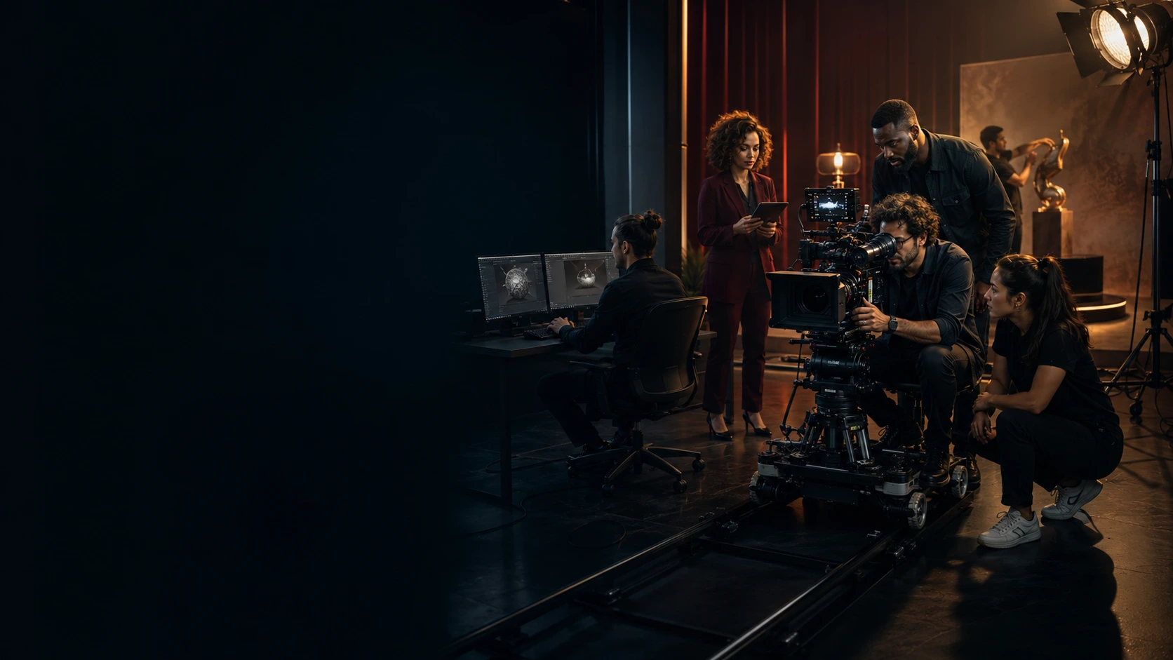 Cinematic Lion Crown campaign production with coordinated photography, motion, and branded assets