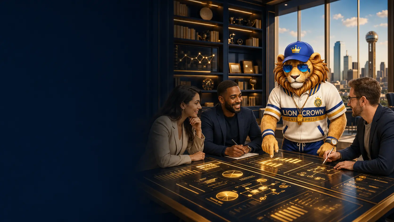 Lion Crown strategy team building an analytics-led growth system