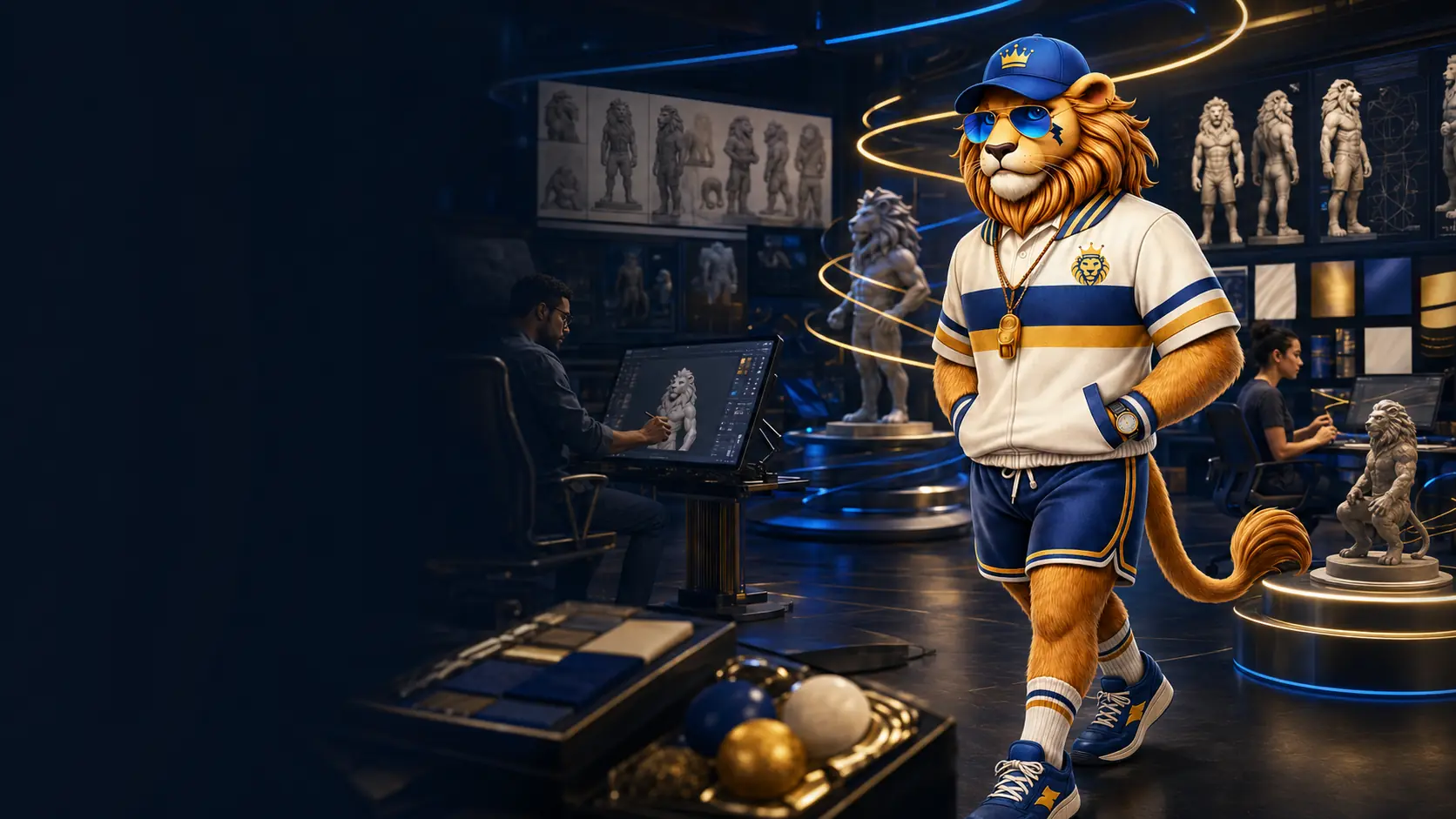 Cinematic original mascot and character intellectual property development