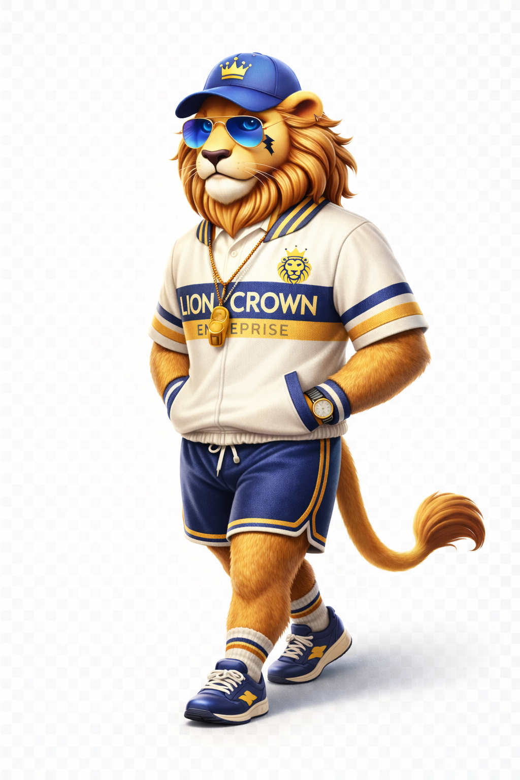 Coach Lionel Creston, Lion Crown Enterprise business head coach mascot